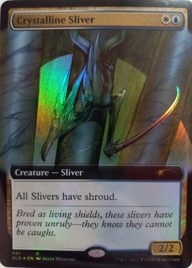 Crystalline Sliver (Extended Art) [Secret Lair Drop Promos] | Good Games North