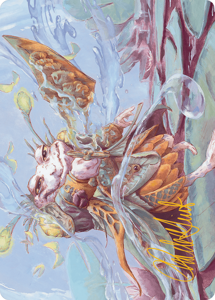 Glarb, Calamity's Augur Art Card (Gold-Stamped Signature) [Bloomburrow Art Series] | Good Games North