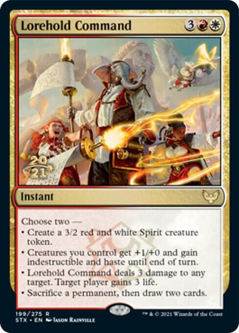 Lorehold Command 199s/180 (Prerelease Cards)  - Foil | Good Games North