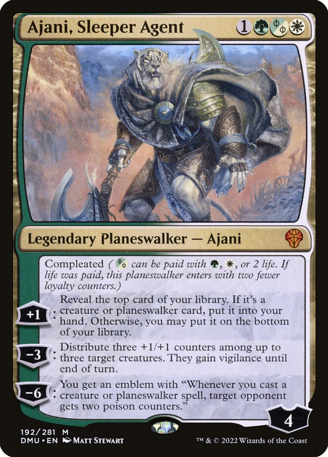 Ajani, Sleeper Agent (Dominaria United)  - Foil | Good Games North