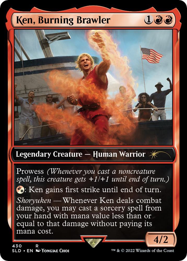 Ken Burning Brawler (Secret Lair Drop Series)  - Foil | Good Games North