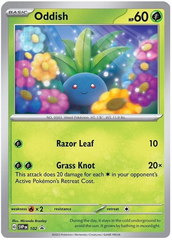 Oddish (102) [Scarlet & Violet: Black Star Promos] | Good Games North