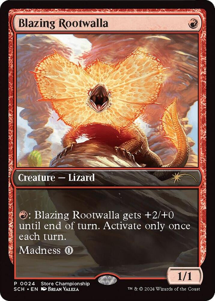 Blazing Rootwalla (Game Day & Store Championship Promos)  | Good Games North