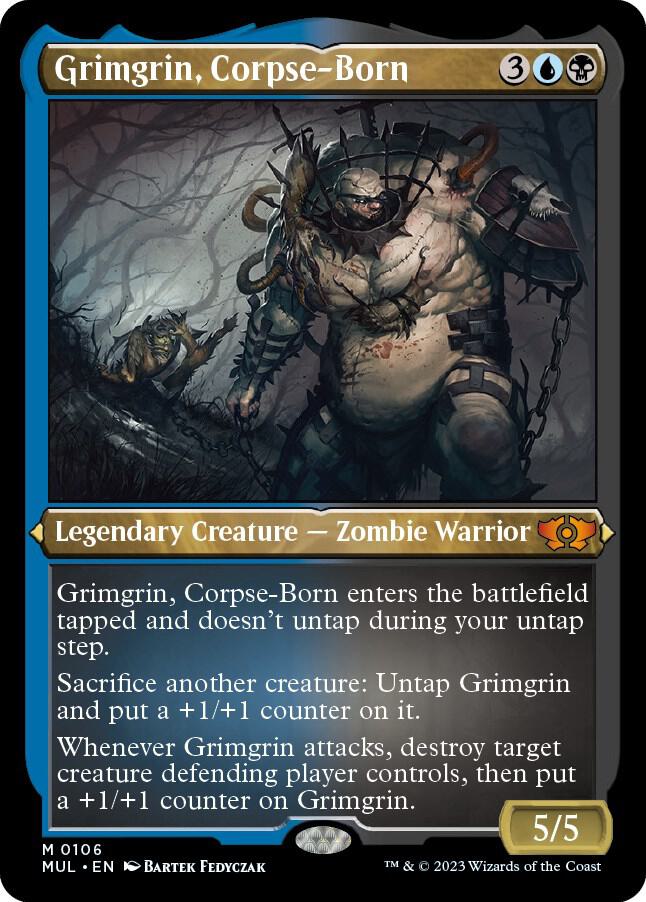 Grimgrin Corpse Born Foil Etched (March of the Machine: Multiverse Legends)  - Foil | Good Games North