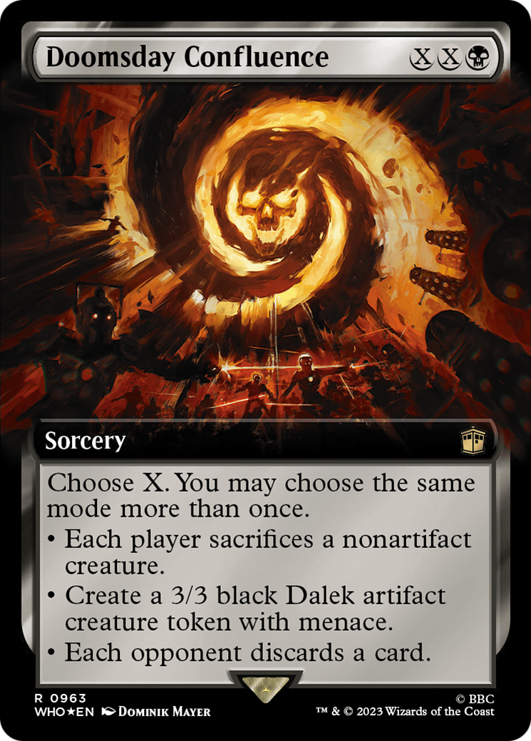Doomsday Confluence (Extended Art) (Surge Foil) [Doctor Who] | Good Games North