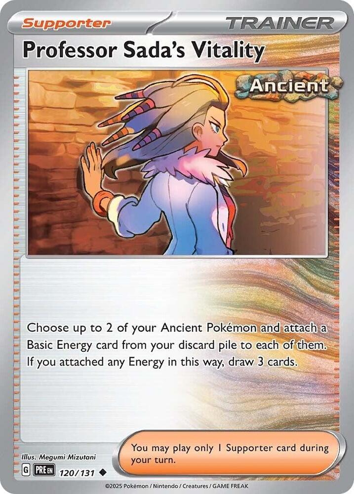 Professor Sada's Vitality (120/131) [Scarlet & Violet: Prismatic Evolutions] | Good Games North