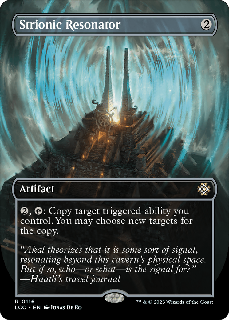Strionic Resonator (Borderless) [The Lost Caverns of Ixalan Commander] | Good Games North