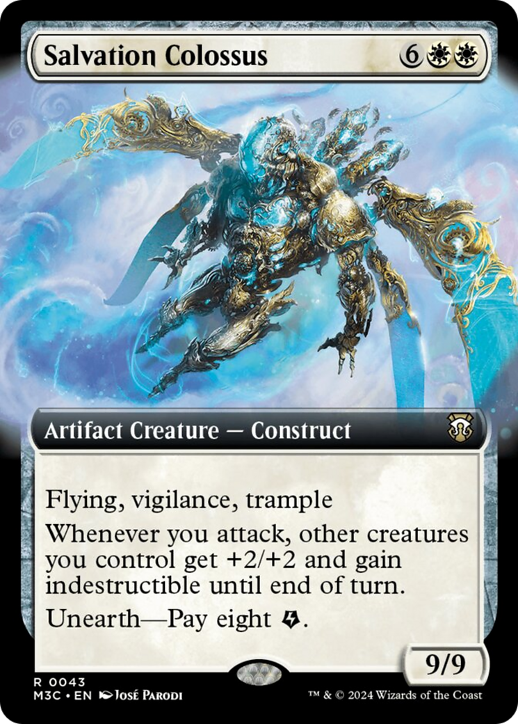 Salvation Colossus (Extended Art) (Ripple Foil) [Modern Horizons 3 Commander] | Good Games North