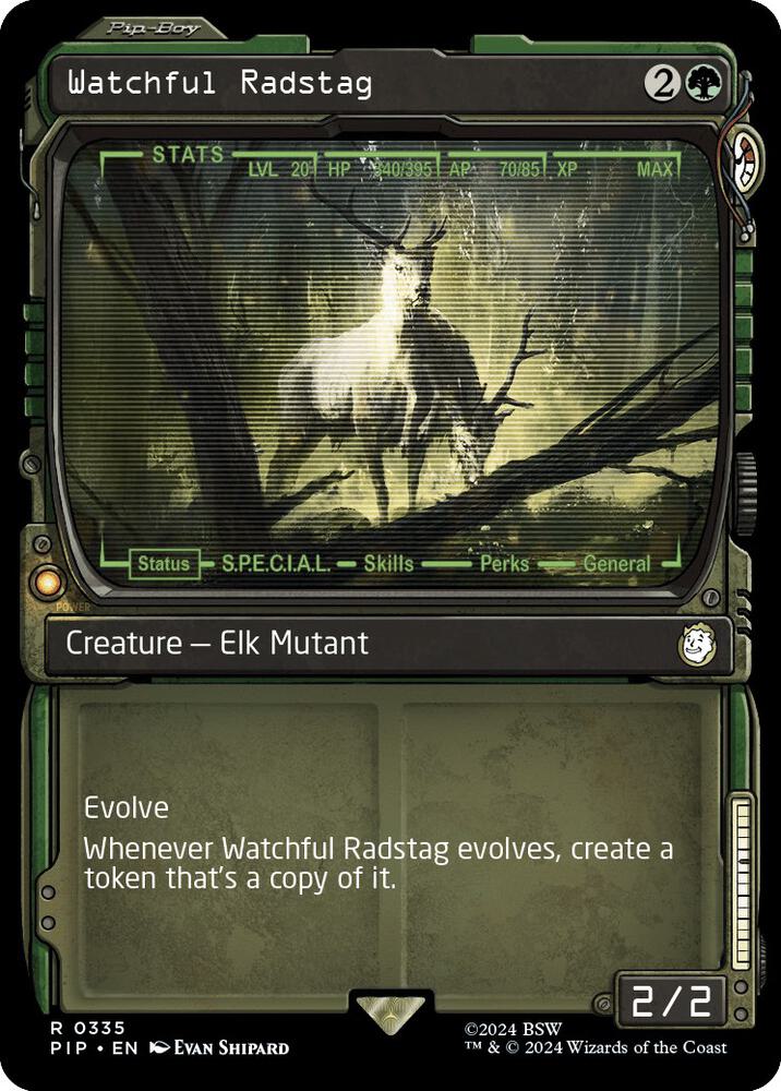 Watchful Radstag 335/326 (Universes Beyond: Fallout)  - Showcase | Good Games North