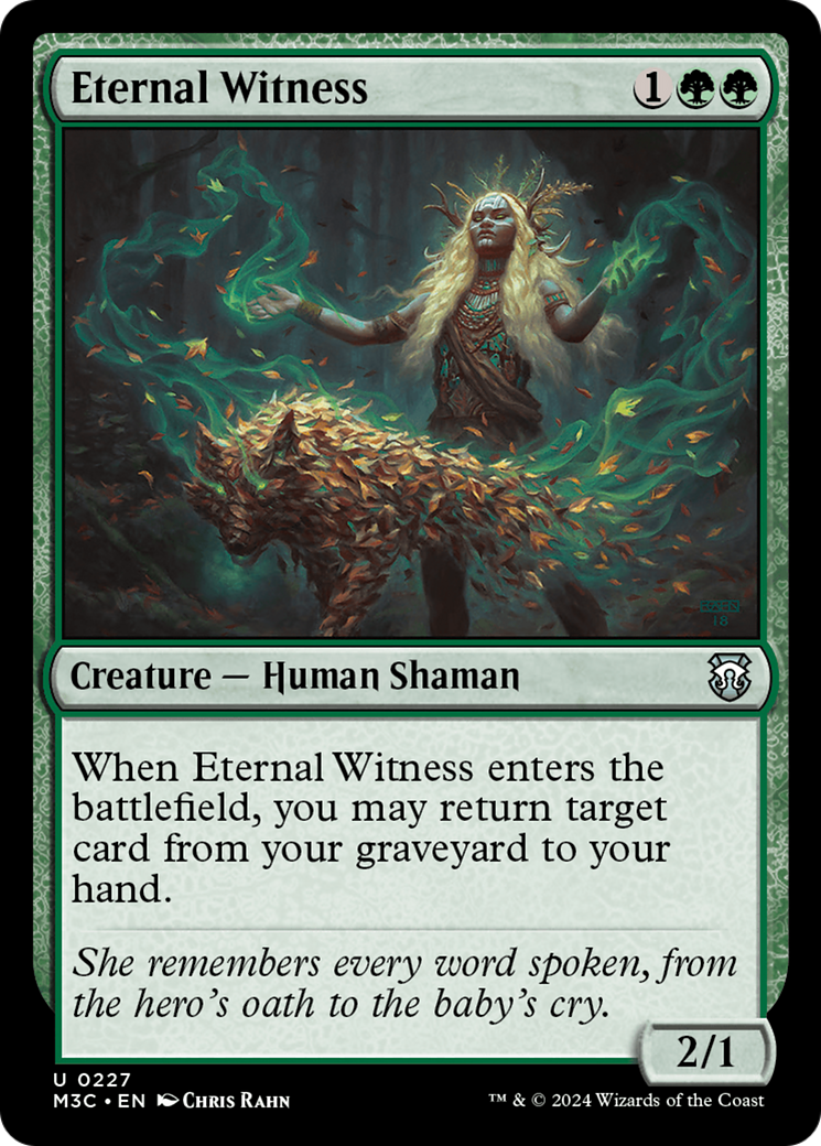 Eternal Witness [Modern Horizons 3 Commander] | Good Games North
