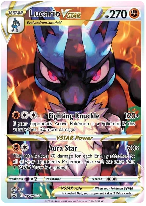 Lucario VSTAR (SWSH291) [Sword & Shield: Black Star Promos] | Good Games North
