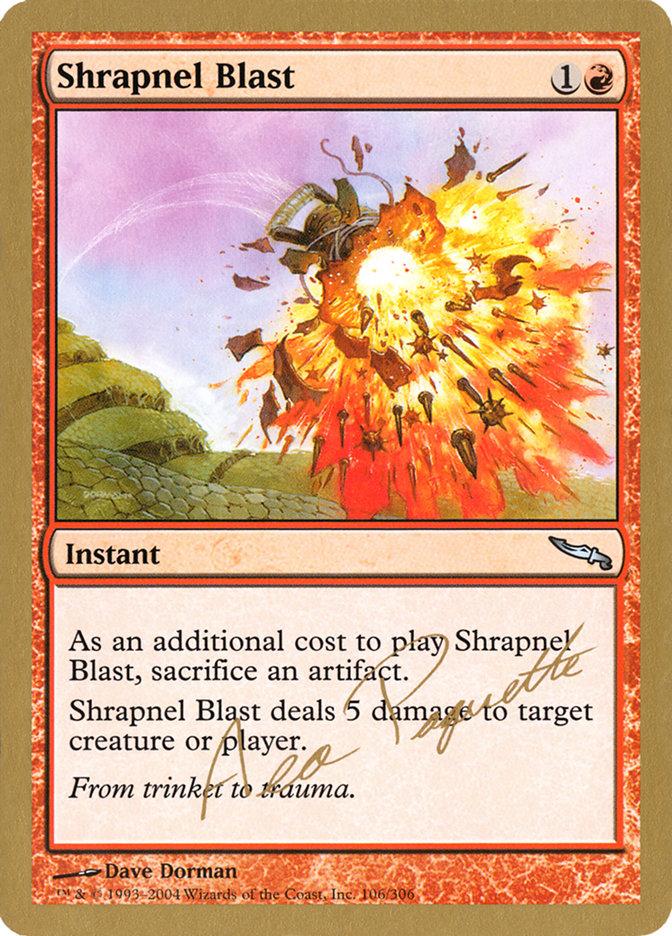 Shrapnel Blast (Aeo Paquette) [World Championship Decks 2004] | Good Games North