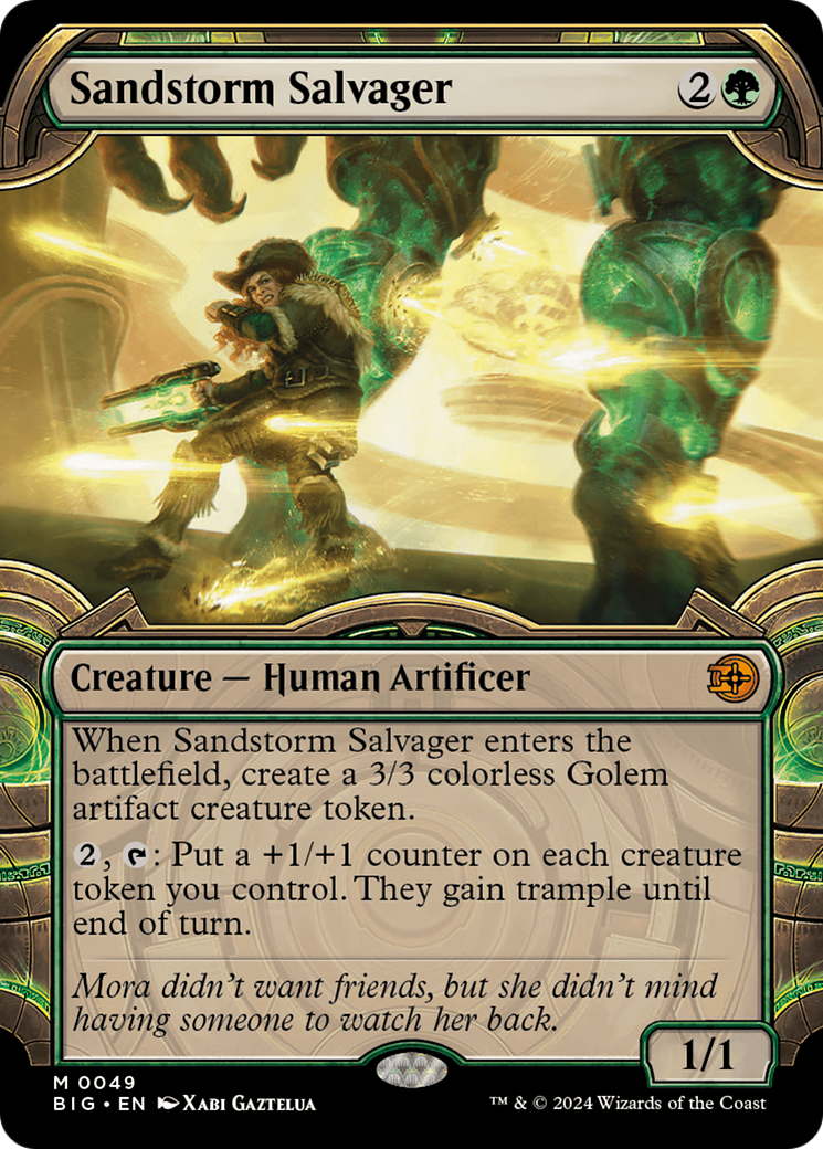 Sandstorm Salvager (Showcase) [Outlaws of Thunder Junction: The Big Score] | Good Games North