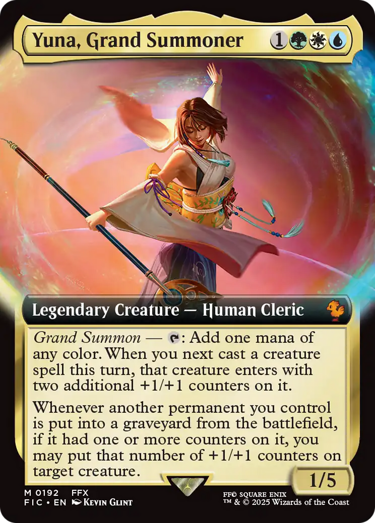 Yuna, Grand Summoner (Extended Art) [FINAL FANTASY Commander] | Good Games North