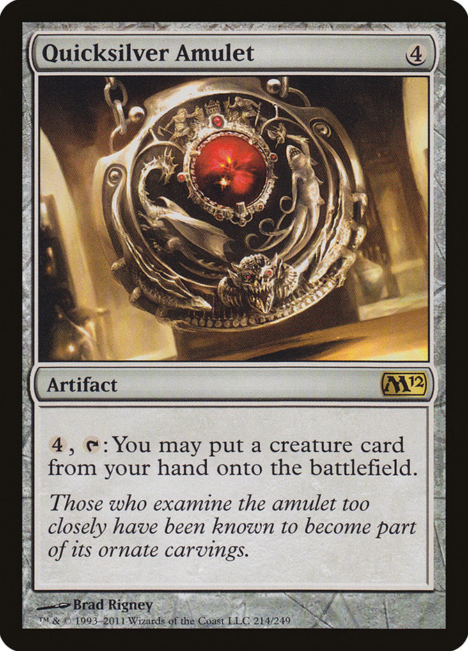Quicksilver Amulet 214/249 (Magic 2012 (M12))  | Good Games North