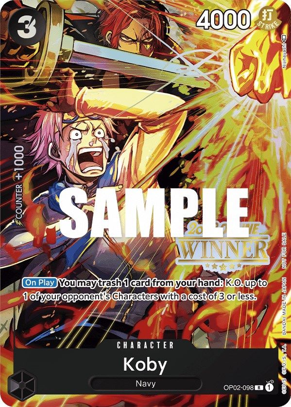 Koby (Online Regional 2023) [Winner] [One Piece Promotion Cards] | Good Games North