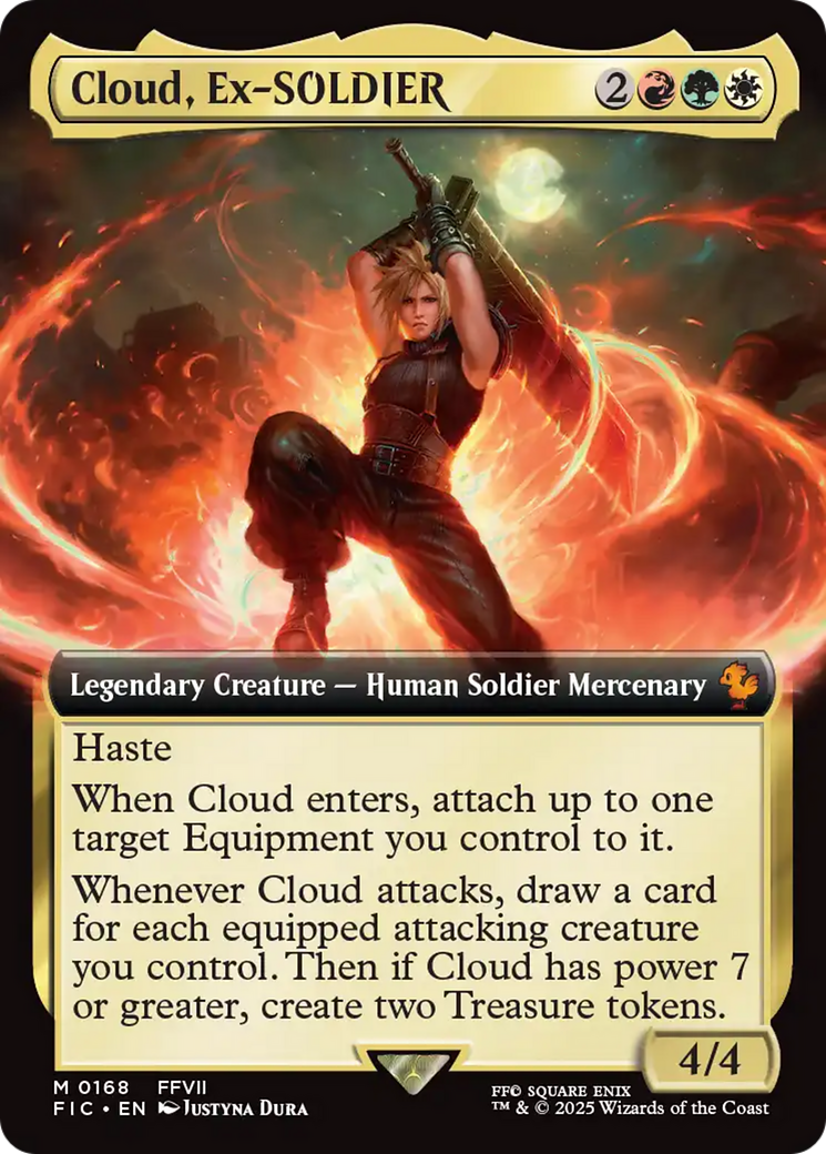 Cloud, Ex-SOLDIER (Extended Art) [FINAL FANTASY Commander] | Good Games North