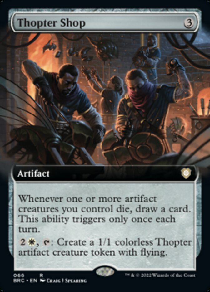 Thopter Shop (Extended Art) [The Brothers' War Commander] | Good Games North