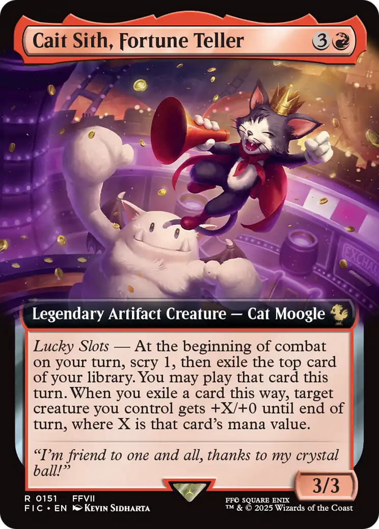 Cait Sith, Fortune Teller (Extended Art) [FINAL FANTASY Commander] | Good Games North