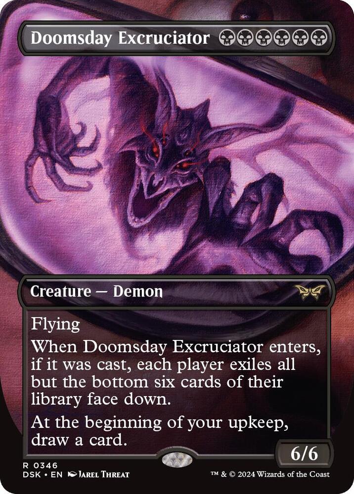 Doomsday Excruciator Borderless (Duskmourn: House of Horror)  | Good Games North