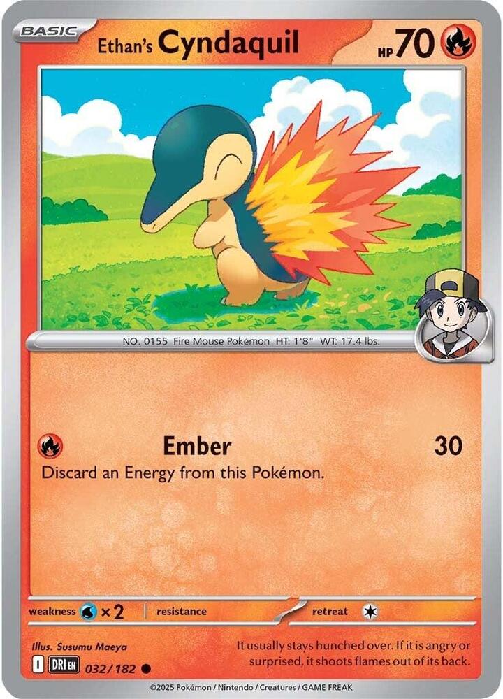 Ethan's Cyndaquil 032/182 (SV10: Destined Rivals)  | Good Games North