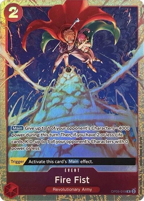 Fire Fist (PCC Vol.2) OP05-019 (One Piece Promotion Cards)  - Foil | Good Games North