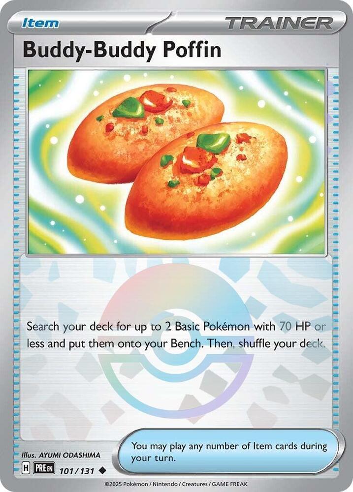 Buddy-Buddy Poffin (101/131) (Poke Ball Pattern) [Scarlet & Violet: Prismatic Evolutions] | Good Games North