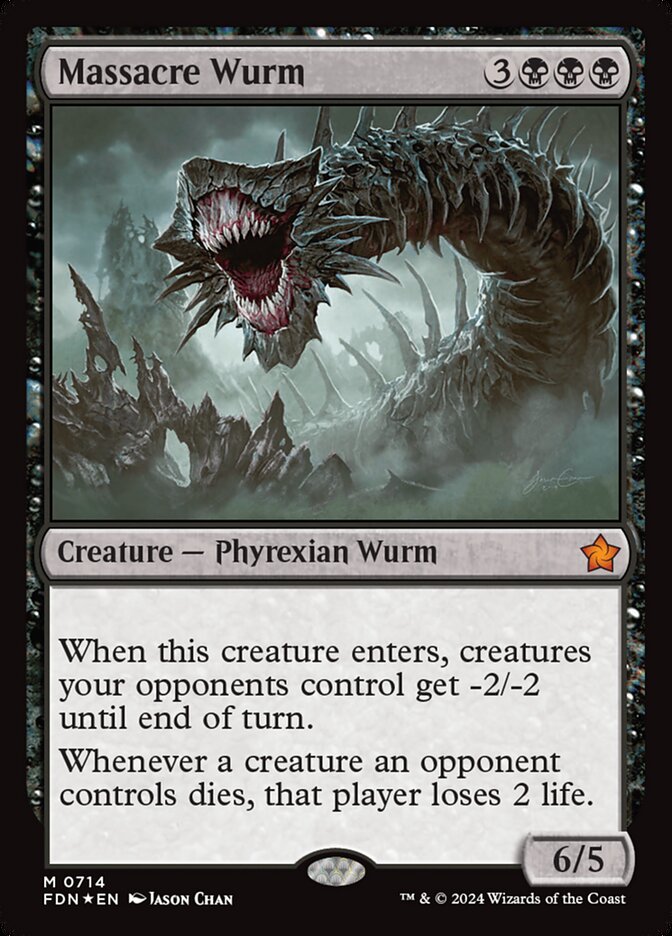 Massacre Wurm 714 (Foundations)  - Foil | Good Games North