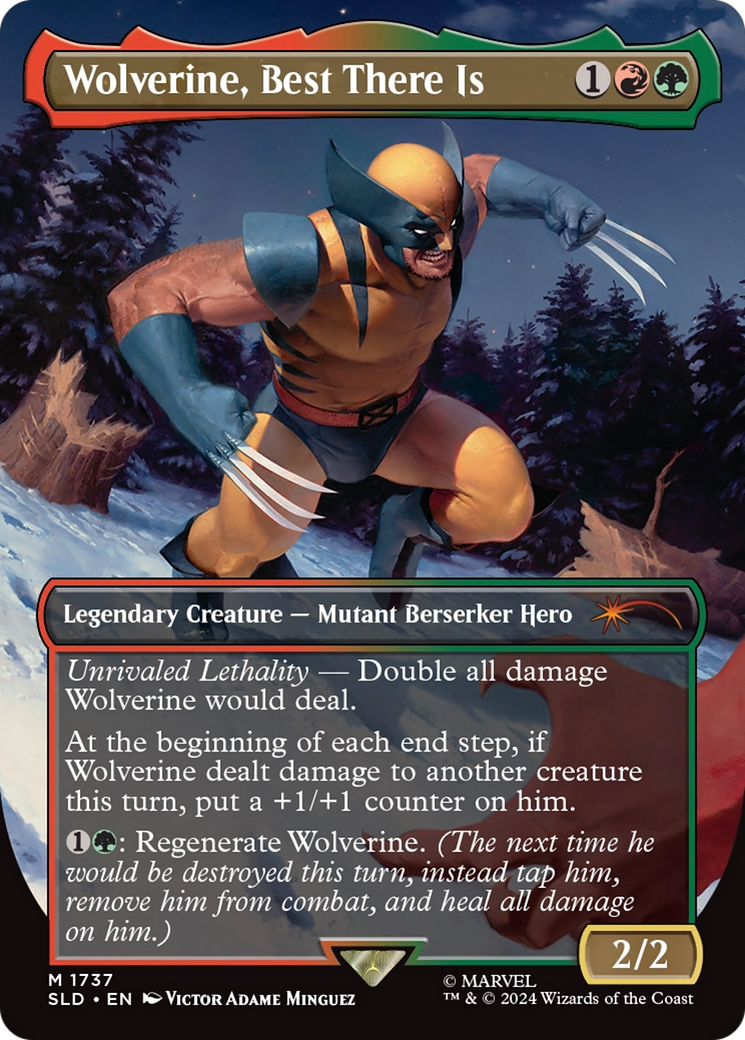 Wolverine, Best There Is (Rainbow Foil) [Secret Lair Drop Series] | Good Games North