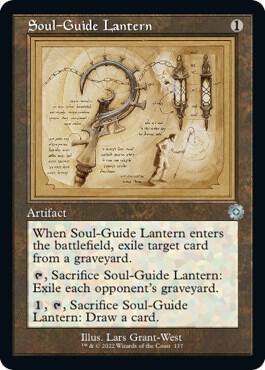 Soul Guide Lantern Schematic 117 (The Brothers' War: Retro Frame Artifacts)  - Foil | Good Games North