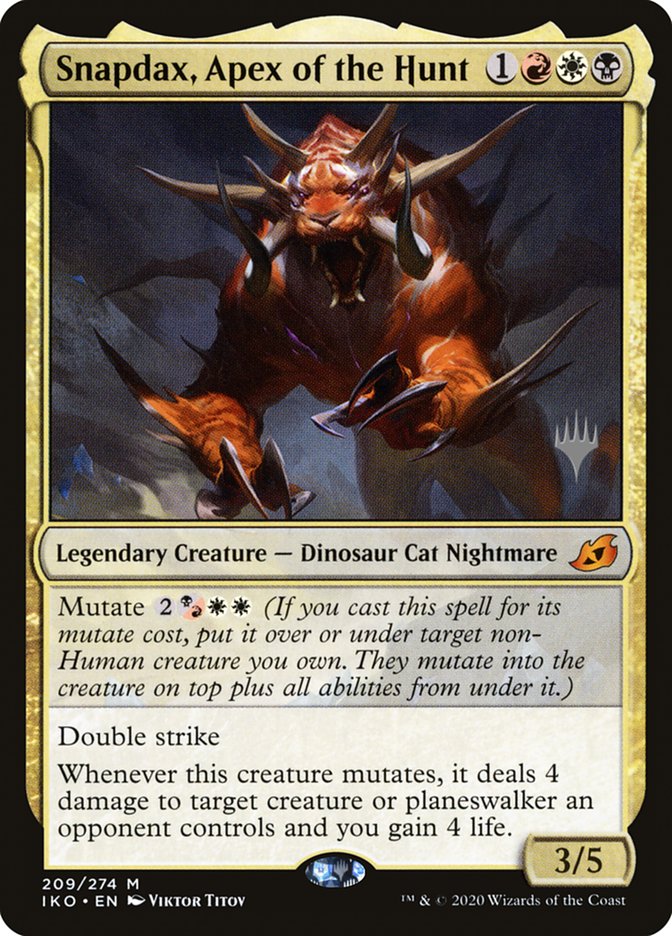 Snapdax, Apex of the Hunt (Promo Pack) [Ikoria: Lair of Behemoths Promos] | Good Games North