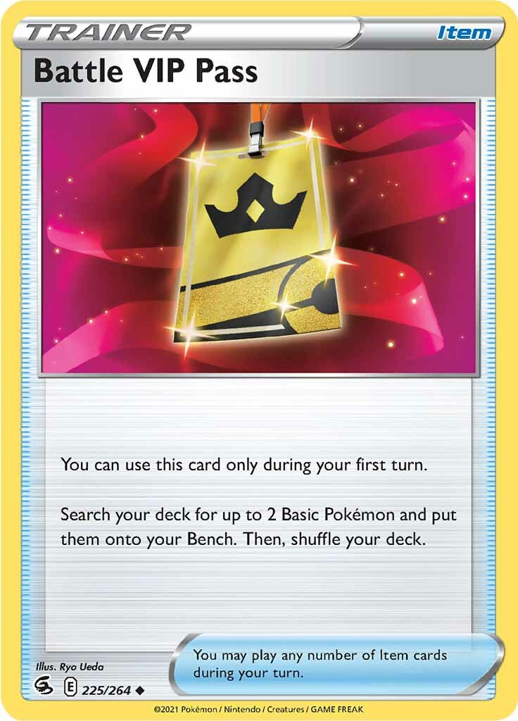 Battle VIP Pass (225/264) [Sword & Shield: Fusion Strike] | Good Games North
