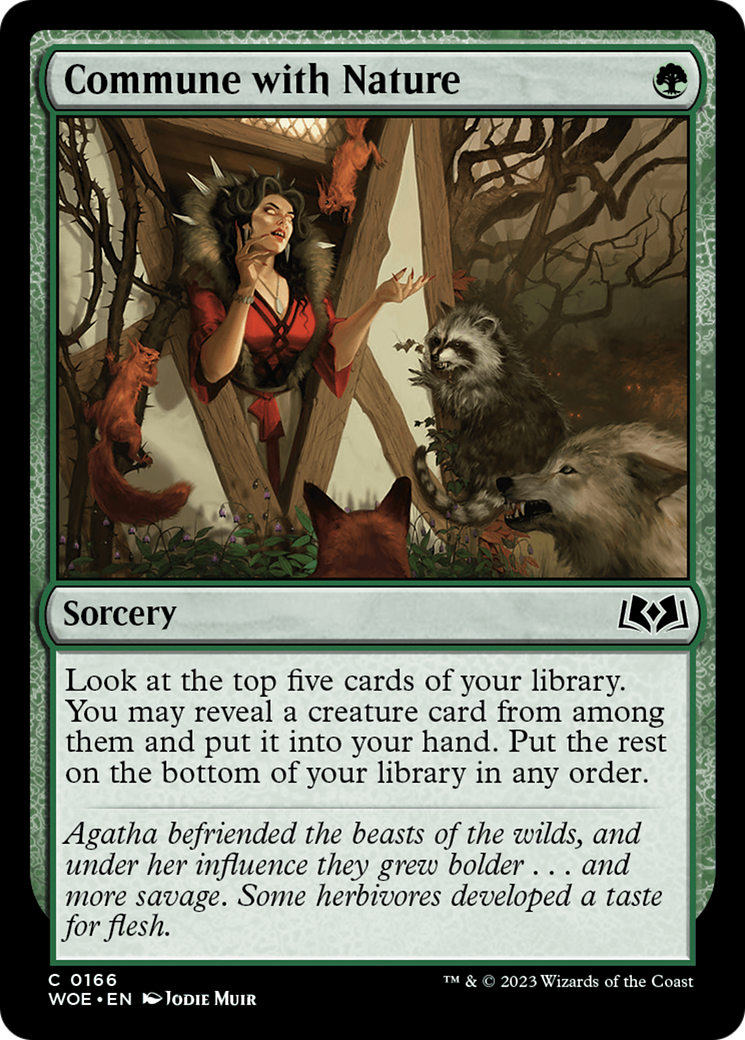 Commune with Nature [Wilds of Eldraine] | Good Games North