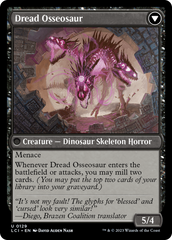 Visage of Dread // Dread Osseosaur [The Lost Caverns of Ixalan] | Good Games North