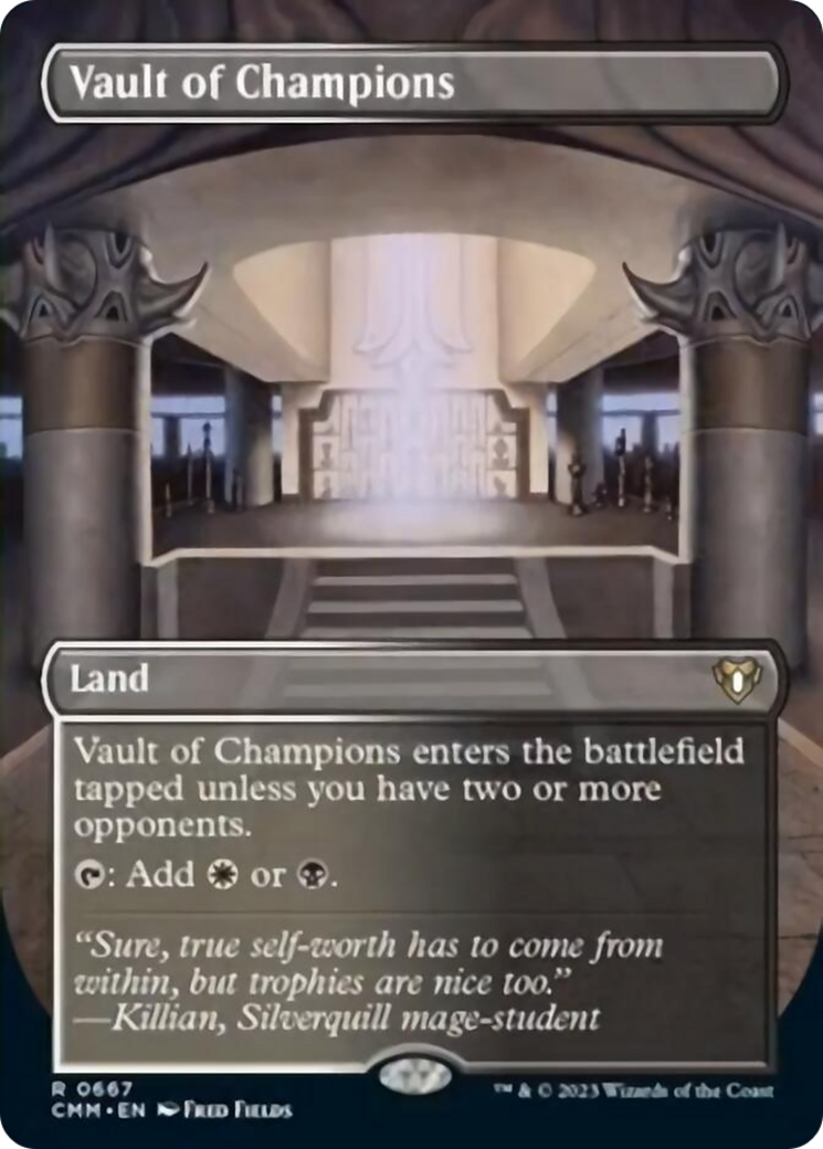 Vault of Champions (Borderless Alternate Art) [Commander Masters] | Good Games North