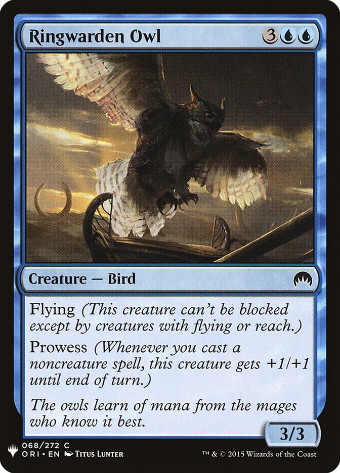 Ringwarden Owl [Mystery Booster] | Good Games North