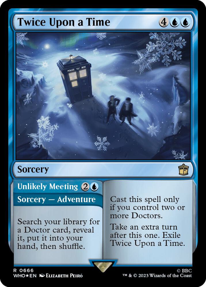 Twice Upon a Time Surge Foil (Universes Beyond: Doctor Who)  - Foil | Good Games North