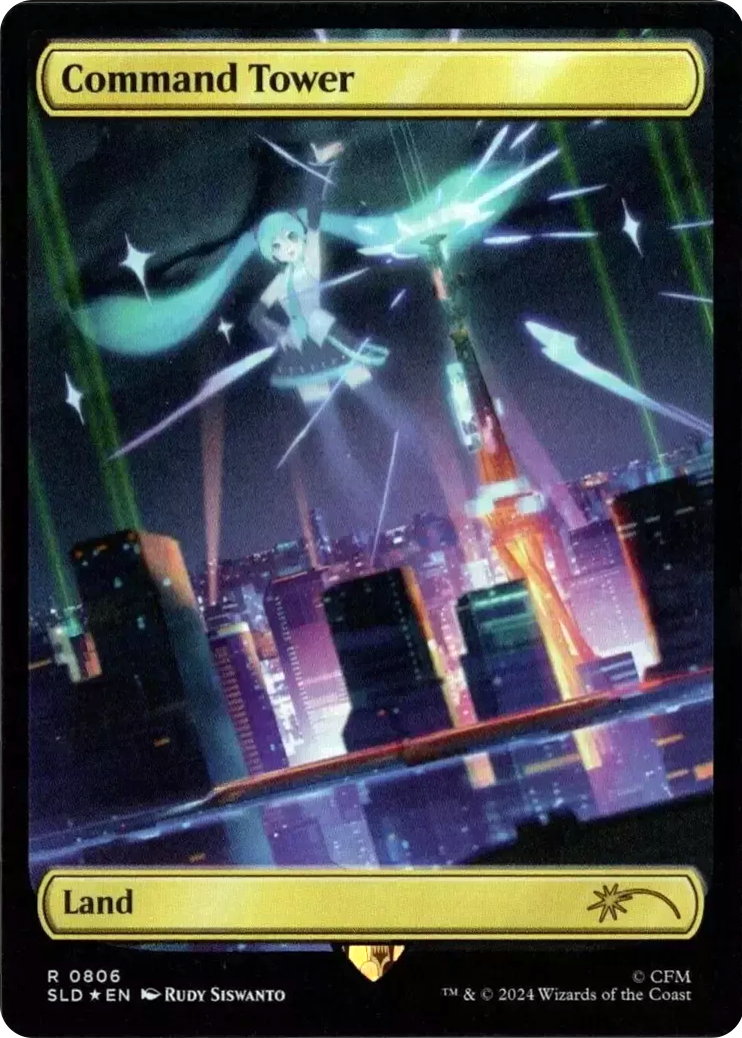 Command Tower (0806) (Rainbow Foil) [Secret Lair Drop Series] | Good Games North