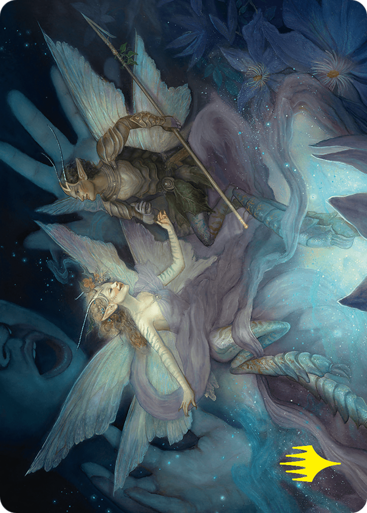 Faebloom Trick Art Card (6/54) (Gold-Stamped Signature) [Foundations Art Series] | Good Games North