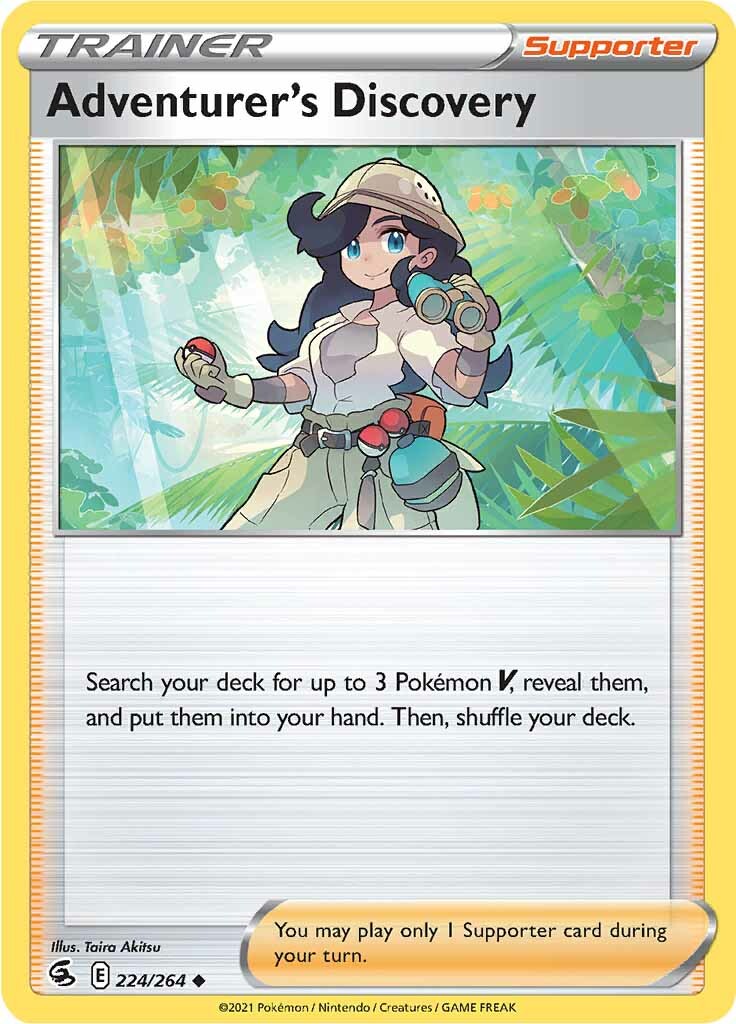 Adventurer's Discovery (224/264) [Sword & Shield: Fusion Strike] | Good Games North