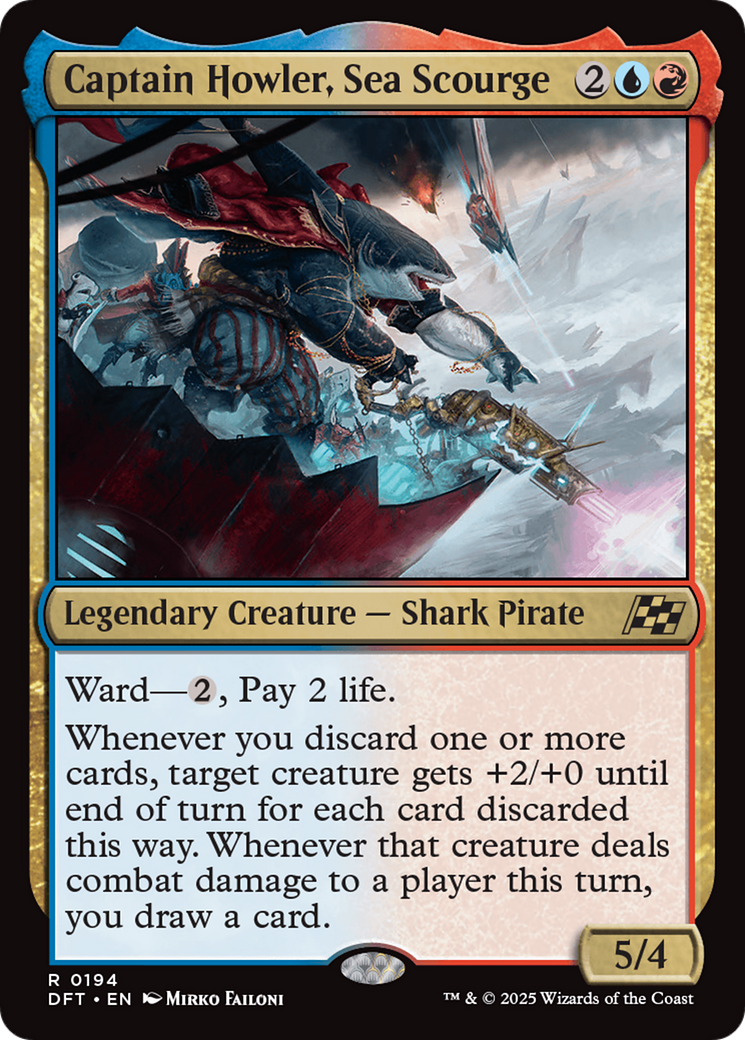 Captain Howler, Sea Scourge [Aetherdrift] | Good Games North