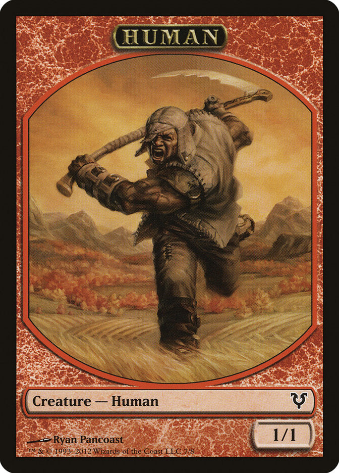 Human Token (7/8) [Avacyn Restored Tokens] | Good Games North