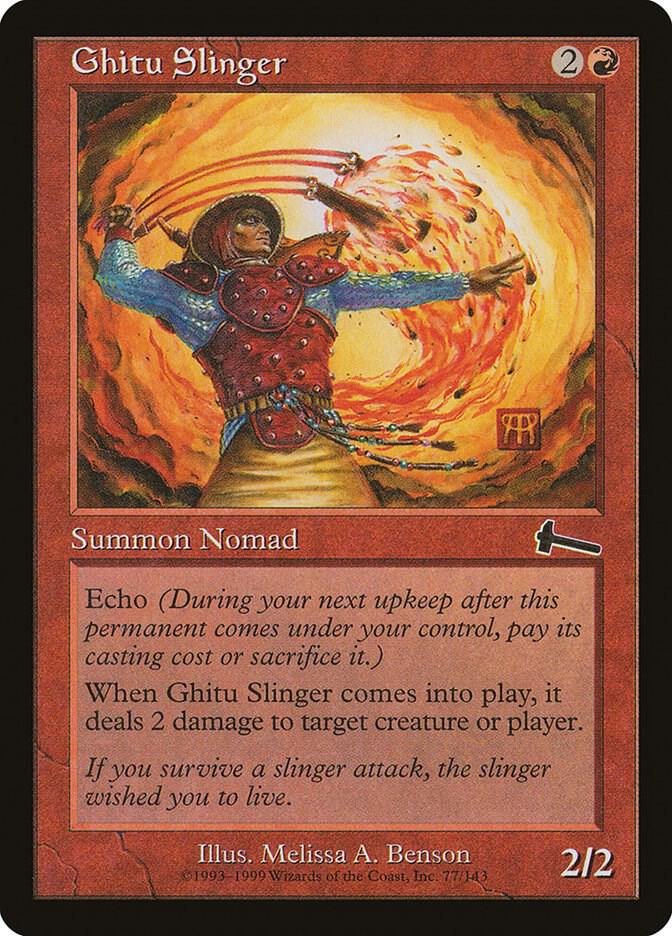 Ghitu Slinger (Urza's Legacy)  - Foil | Good Games North