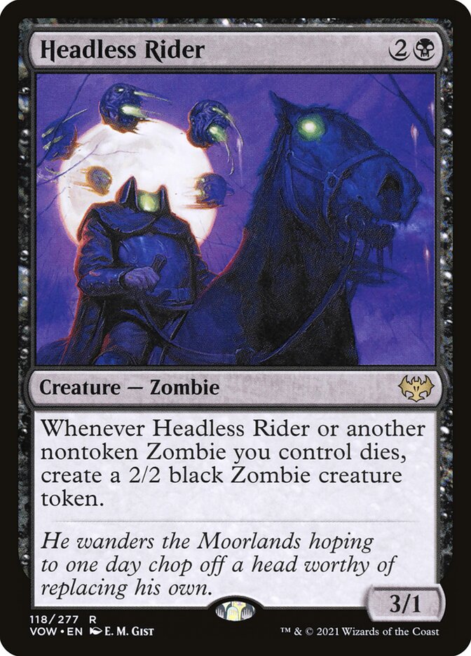 Headless Rider 118/277 (Innistrad: Crimson Vow)  - Foil | Good Games North