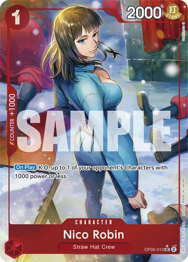 Nico Robin OP05-010 (Premium Booster -The Best-)  - Full Art Foil | Good Games North