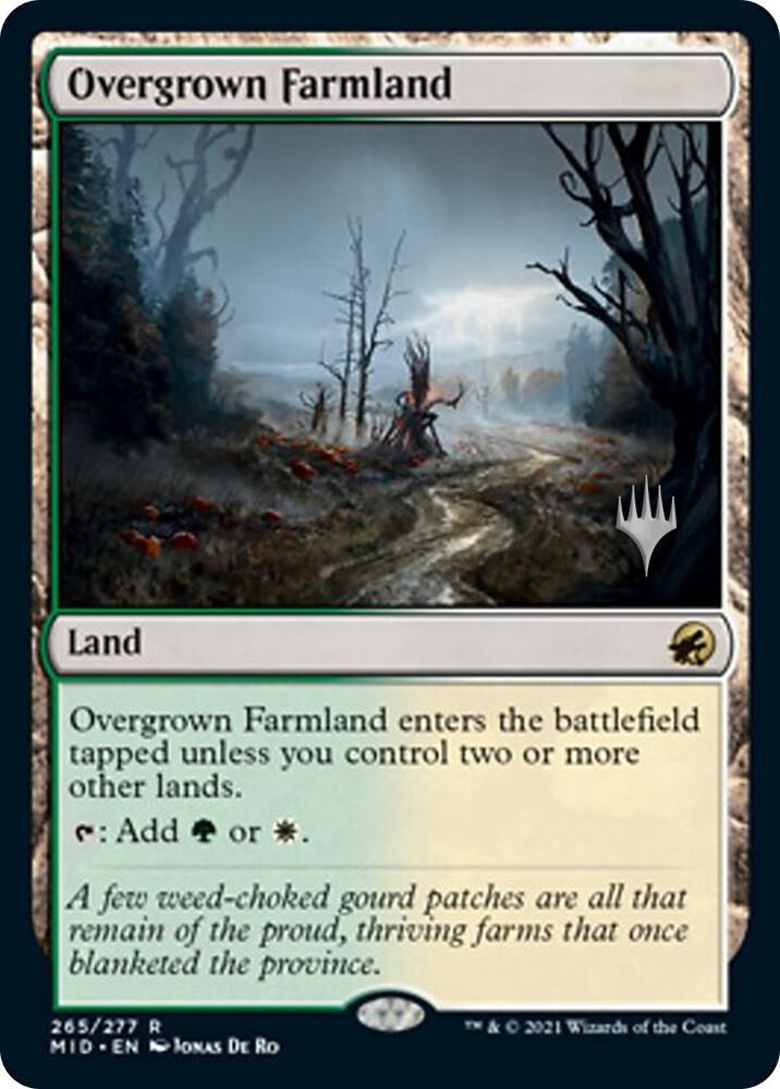 Overgrown Farmland 265 (Promo Pack: Innistrad: Midnight Hunt)  | Good Games North