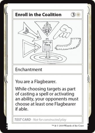 Enroll in the Coalition (2021 Edition) [Mystery Booster Playtest Cards] | Good Games North