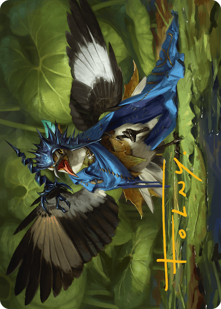 Mockingbird Art Card (Gold-Stamped Signature) [Bloomburrow Art Series] | Good Games North