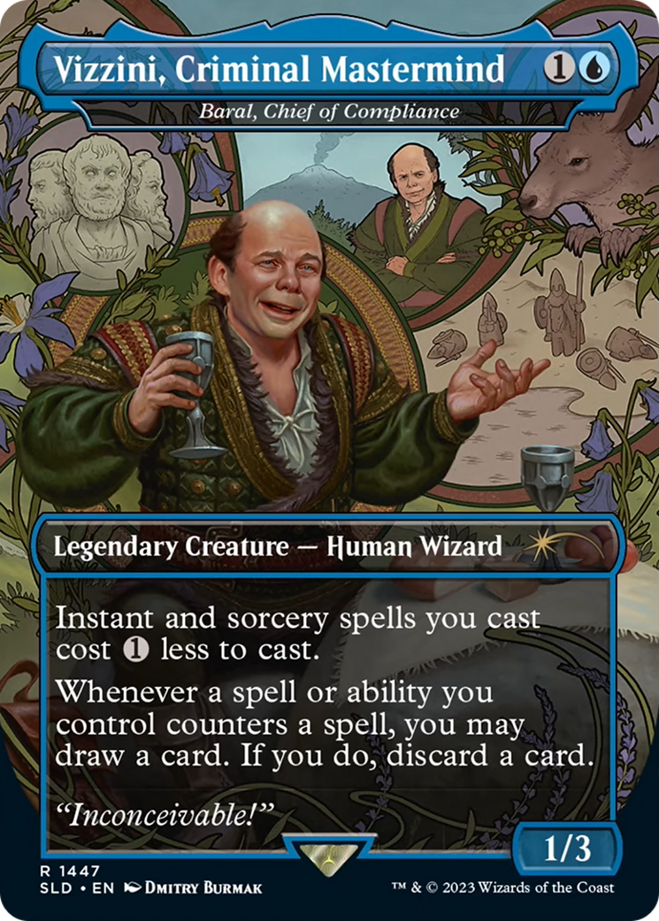 Vizzini, Criminal Mastermind - Baral, Chief of Compliance [Secret Lair Drop Series] | Good Games North