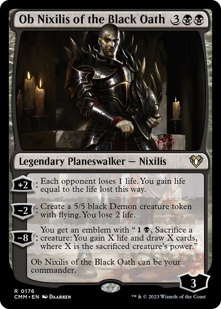 Ob Nixilis of the Black Oath [Commander Masters] | Good Games North